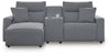 ModMax II - Salt And Pepper - Reclining Sectional