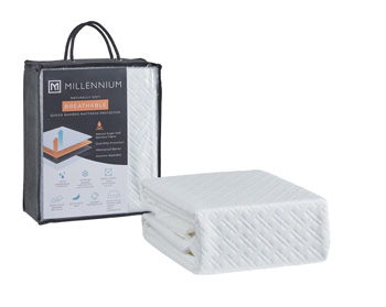 Basic Protector - White - Queen Mattress Protector (Set of 4)