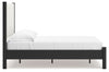 Cadmori - Upholstered Panel Bed