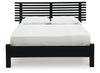 Danziar - Slat Panel Bed With Low Footboard