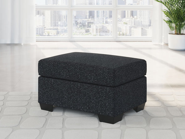 Jasmine Peaks - Ottoman - Coal
