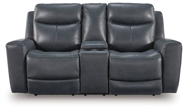 Next Move - Power Reclining Loveseat With Console / Adjustable Headrest