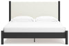 Cadmori - Upholstered Panel Bed