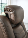 High Impact - Tobacco - Power Recliner / Adj Headrest