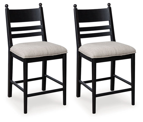 Greddinton - Upholstered Barstool (Set of 2)