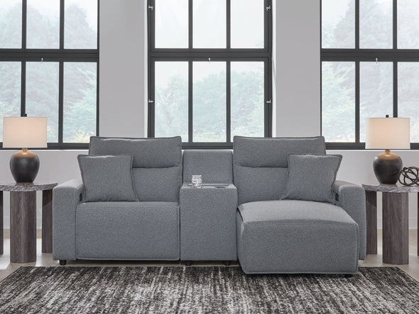 ModMax II - Salt And Pepper - Reclining Sectional