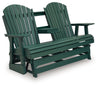 Shell Beach - Loveseat Glider - Green