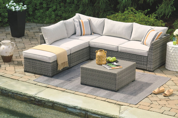 Cherry Point - Gray - 4 Pc. - Lounge Set