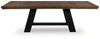 Greddinton - Dining Extension Table - Brown / Black