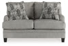 Davinca - Charcoal - Loveseat