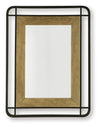 Beelman - Accent Mirror - Black / Brown