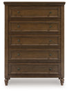 Sturlayne - Brown - Five Drawer Chest