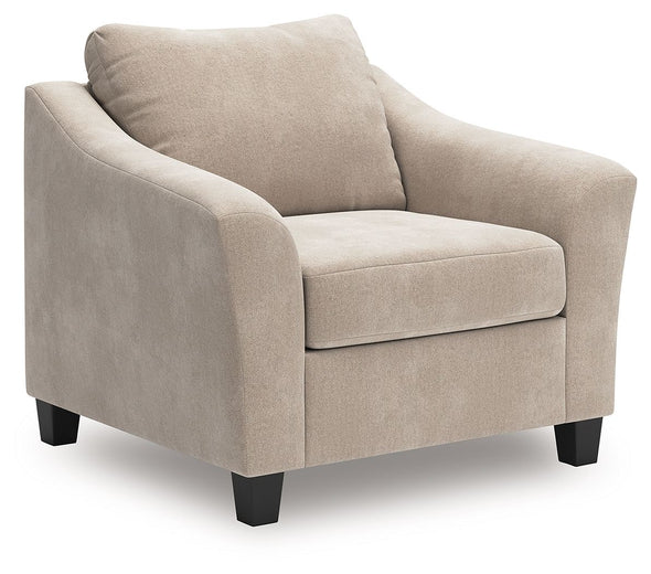 Willarae - 2 Pc. - Chair And A Half, Ottoman - Taupe