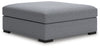 Bealton - Oversized Accent Ottoman - Salt And Pepper