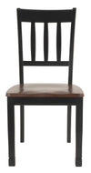 Owingsville - Black / Brown - Dining Room Side Chair (Set of 2)