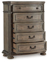Ardenfield - Light Brown - Five Drawer Chest