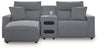 ModMax II - Salt And Pepper - Reclining Sectional