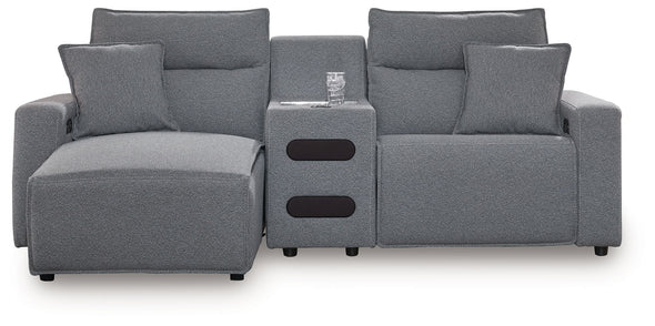 ModMax II - Salt And Pepper - Reclining Sectional