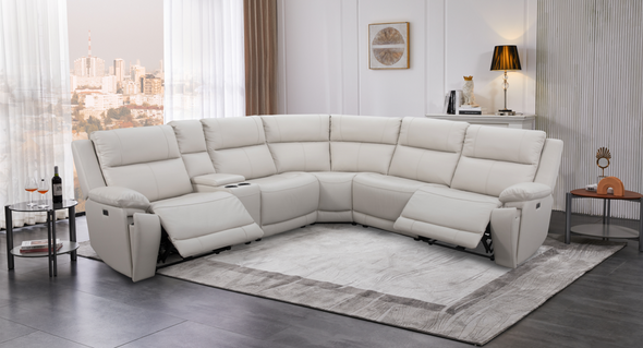 Watkins Leather - 6 Pc Sectional