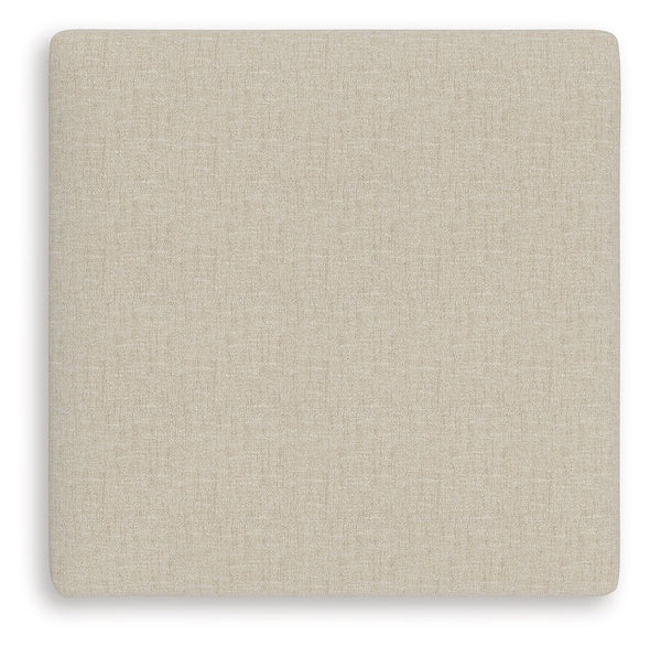 LadyMae - Oversized Accent Ottoman - Twill