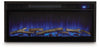 Entertainment Accessories - Fireplace Insert With Faux Birch Log Set - Black