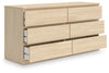 Onita - Six Drawer Dresser