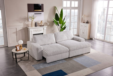 Presley Fog-2Pc Slider Sectional