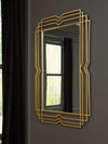 Claybrook - Accent Mirror - Gold Finish