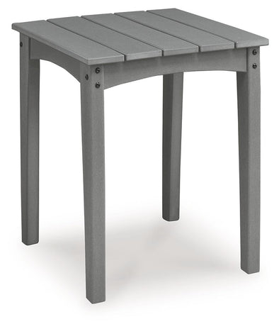 Cove Beach - Square End Table - Gray