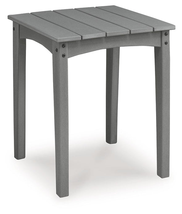 Cove Beach - Square End Table - Gray