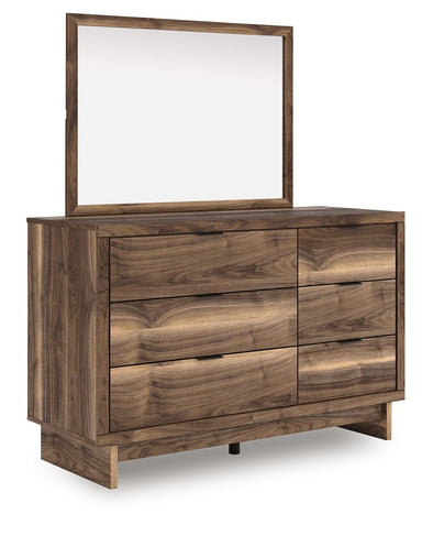 Chirason - Dresser And Mirror - Brown