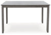 Caitbrook - Gray - Rect Drm Counter Table Set (Set of 7)