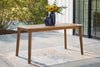 Janiyah - Light Brown - Rectangular Dining Table