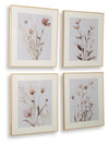 Chettings - Wall Art Set (Set of 4) - Beige / Gray / Blush