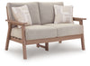 Grover Beach - Loveseat With Cushion - Driftwood