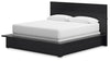 Londer - California King Panel Bed - Black