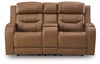 Knightington - Power Reclining Loveseat With Audio Seating