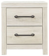 Cambeck - Whitewash - Two Drawer Night Stand