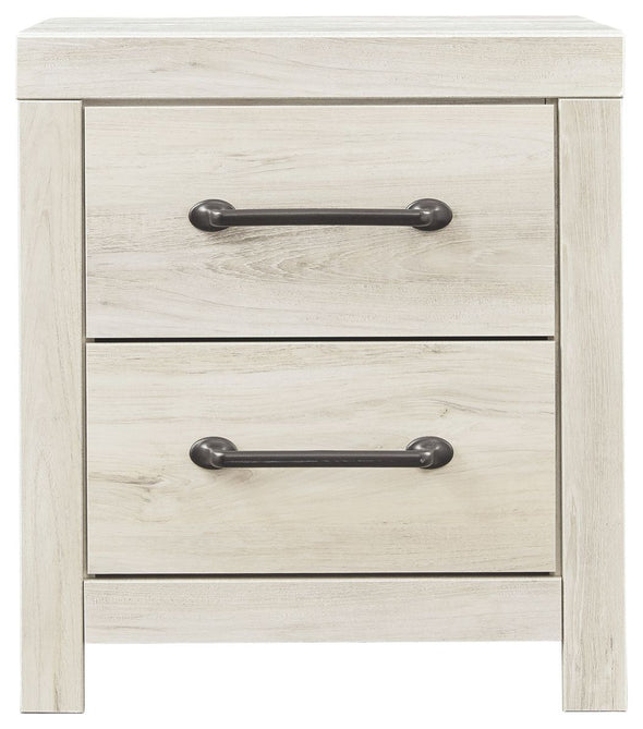 Cambeck - Whitewash - Two Drawer Night Stand