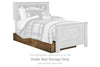Trinell - Bookcase Storage Bed