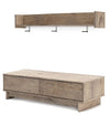 Oliah - Natural - Bench With Coat Rack