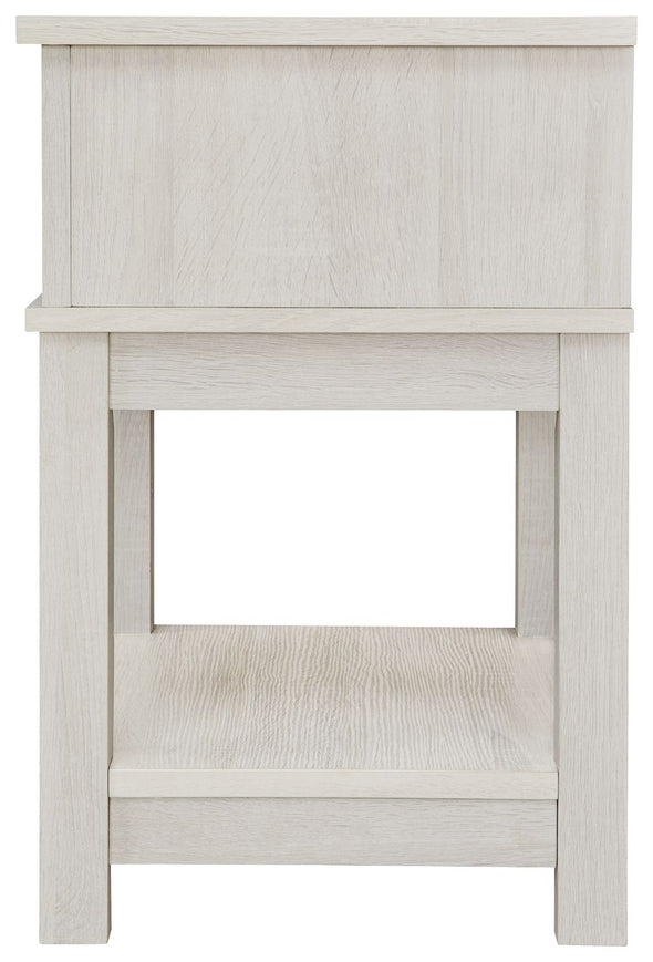 Dorrinson - White - One Drawer Night Stand