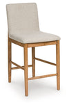 Isanti - Upholstered Barstool (Set of 2) - Light Brown