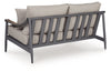 Ocean Beach - Loveseat With Cushion - Gray