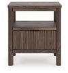 Pamytta - One Drawer Night Stand - Brown