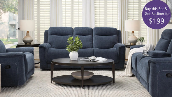 Cobalt - 2 pc Reclining Sofa & Loveseat