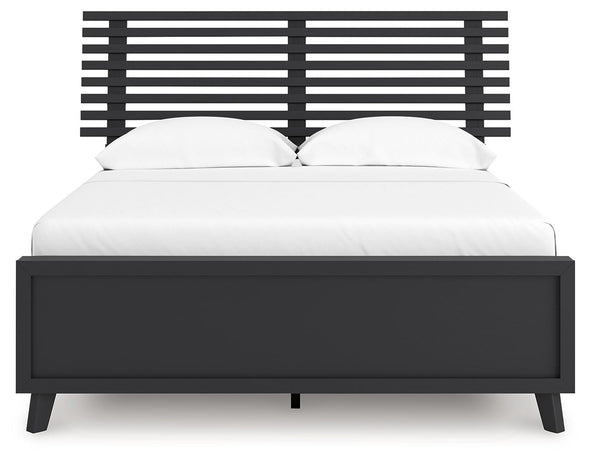 Danziar - Slat Panel Bed