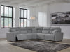 ModMax II - Salt And Pepper - Reclining Sectional