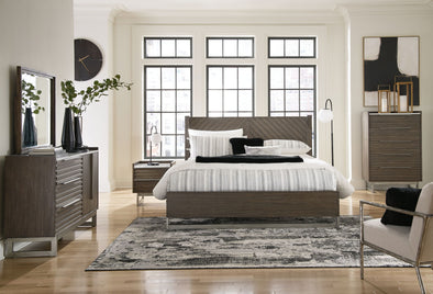 Arkenton - 5 Pc. - Dresser, Mirror, King Panel Bed