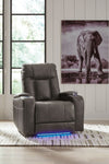 Feazada - Power Recliner With Adj Headrest